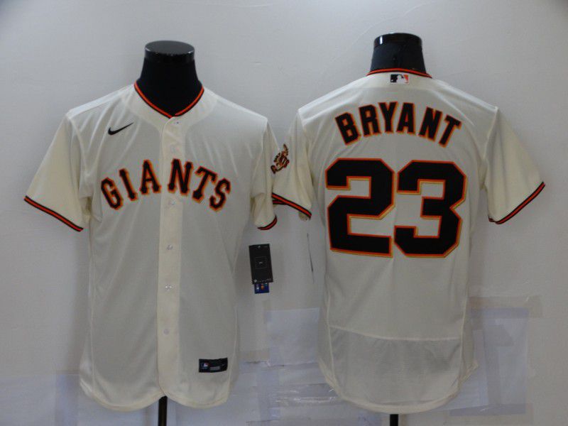Cheap Men San Francisco Giants 23 Bryant Cream Elite Nike 2021 MLB Jersey